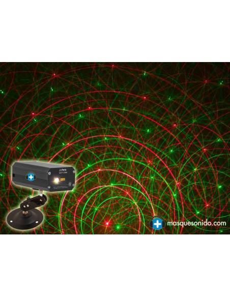 Party Light & Sound Mini FireFly Laser - MINI EFECTO LASER FIREFLY ROJO Y VERDE - 6