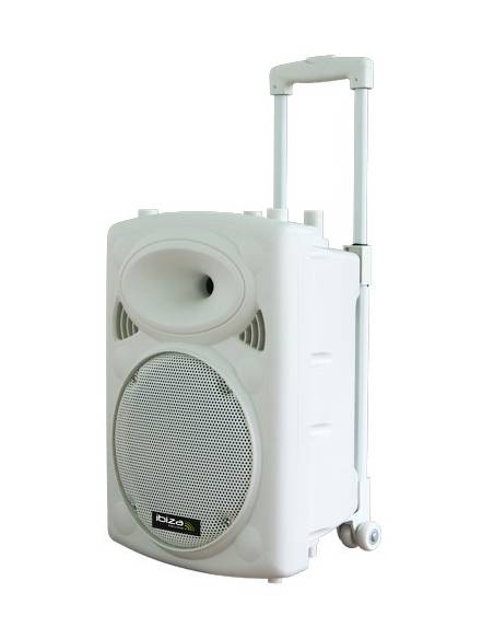 Ibiza Sound PORT10VHF-BT-WH, Altavoz Portatil 10 Pulgadas, 500 W , Blanco - 3