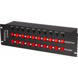 Ibiza Light LC 1010F Panel interruptor de 10 tomas con Flash - 2 2