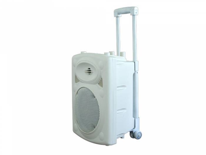 IBIZA SOUND PORT8VHF-BT-WH, Altavoz Portatil 8 Pulgadas, 400 W, Blanco - 2