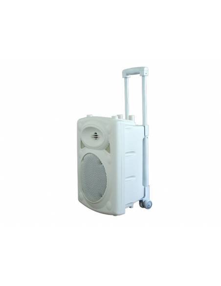 IBIZA SOUND PORT8VHF-BT-WH, Altavoz Portatil 8 Pulgadas, 400 W, Blanco - 2