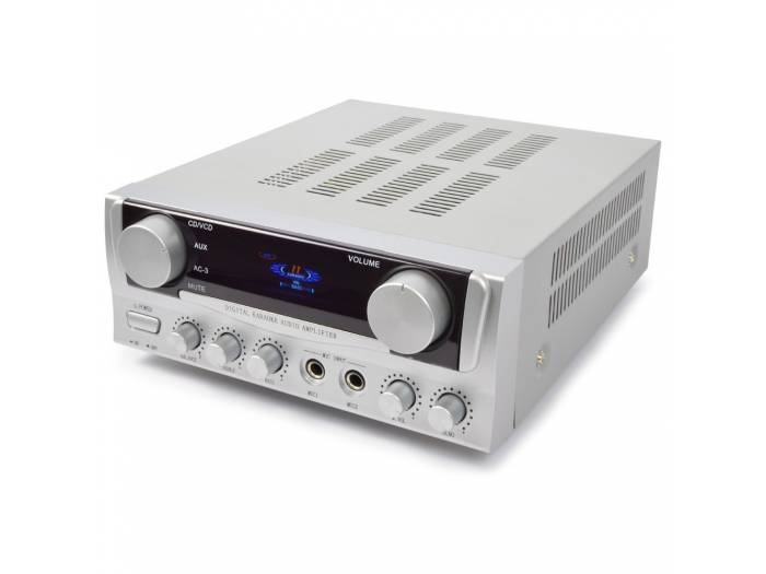 SKYTRONIC 103102 Amplificador karaoke con display 2 x 50w 2 entradas microfonos - 3