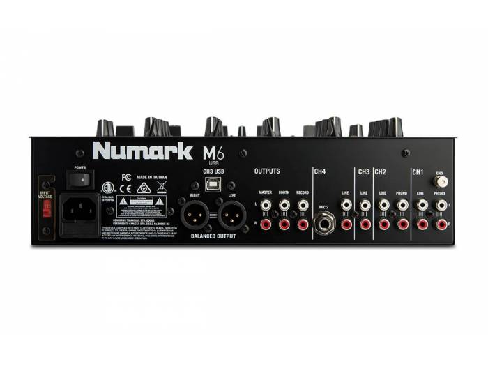 Numark M6 USB - Mesa de Mezclas USB - 3