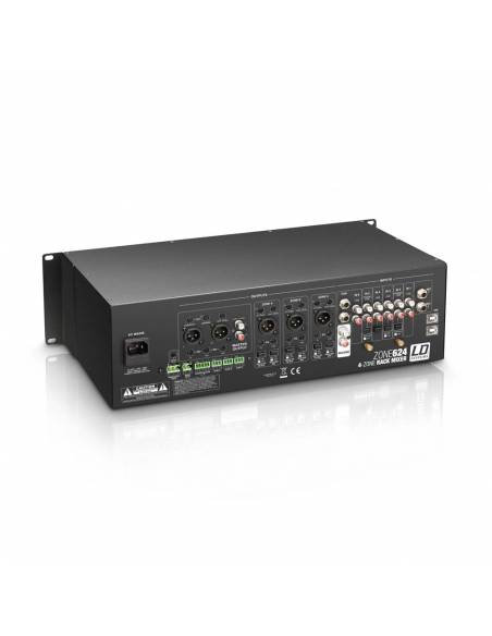 LD Systems ZONE 624 - Mesa de Mezclas de 4 zonas - 2