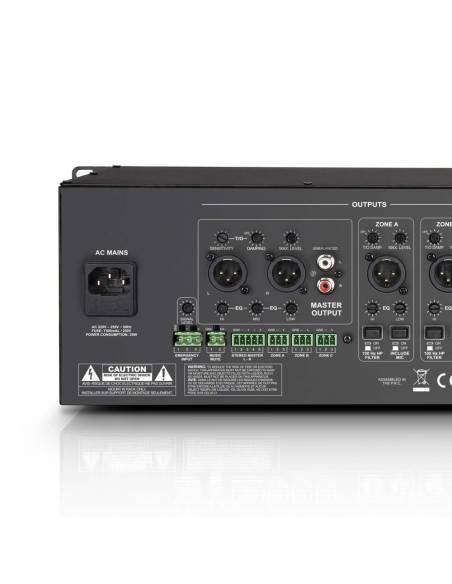 LD Systems ZONE 624 - Mesa de Mezclas de 4 zonas - 8