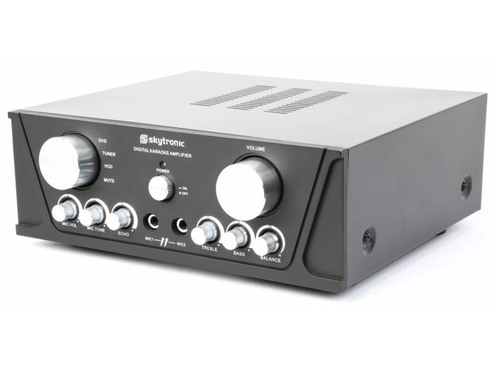 Skytronic AV410B Amplificador de karaoke universal stereo Negro - 6