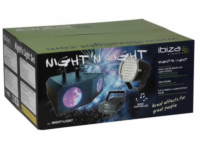SET IBIZALIGHT NIGHT-LIGHT LED & LASER & FLASH - 15-1212 - 1