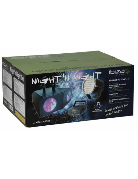 SET IBIZALIGHT NIGHT-LIGHT LED & LASER & FLASH - 15-1212 - 1