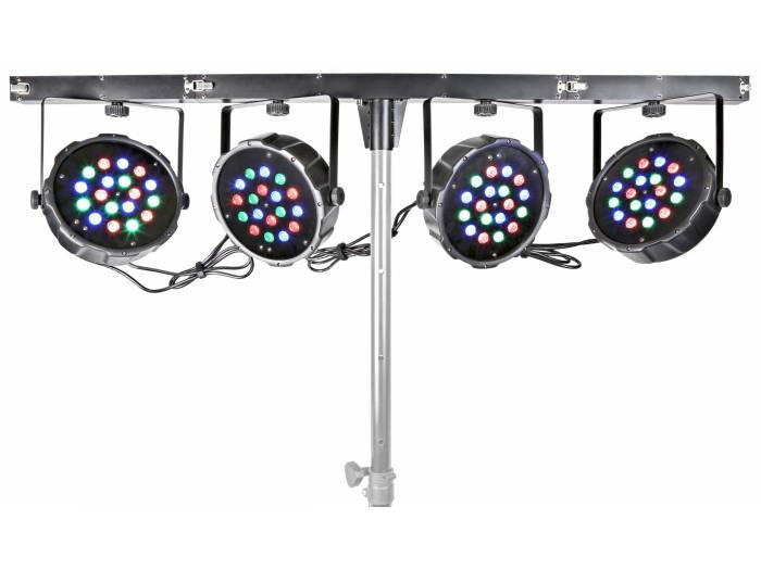 Beamz PARBAR 4 Vias 18x 1W RGB LEDs DMX 