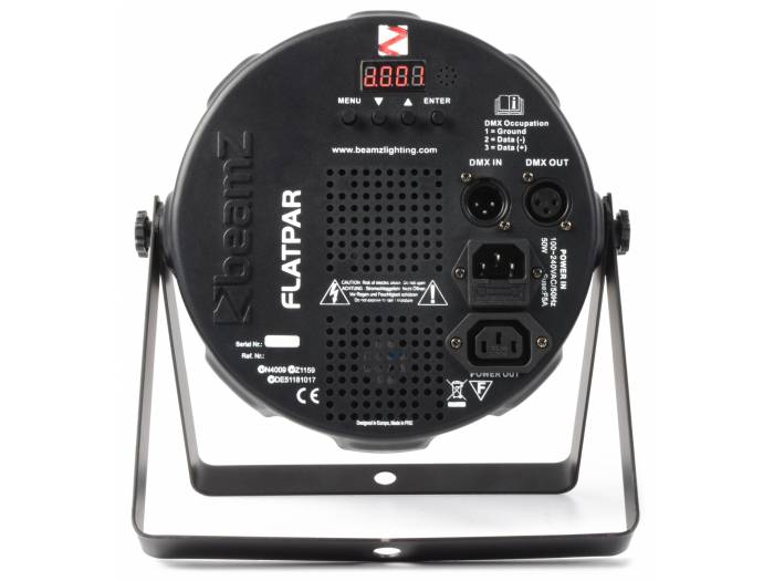 Beamz PARBAR 4 Vias 18x 1W RGB LEDs DMX 