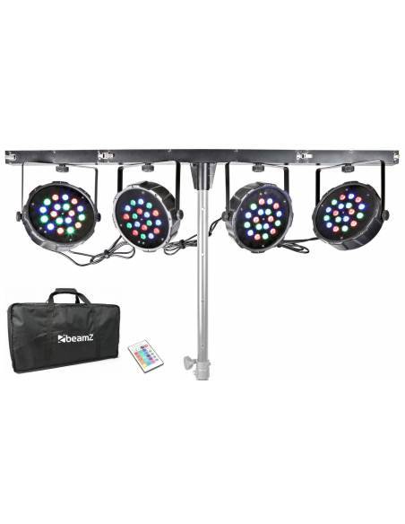 Beamz PARBAR 4 Vias 18x 1W RGB LEDs DMX 