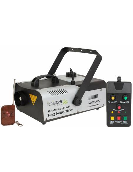 Ibiza Light LSM1200PRO - Máquina de Humo de 1200w con Mando Inalámbrico y DMX - 3