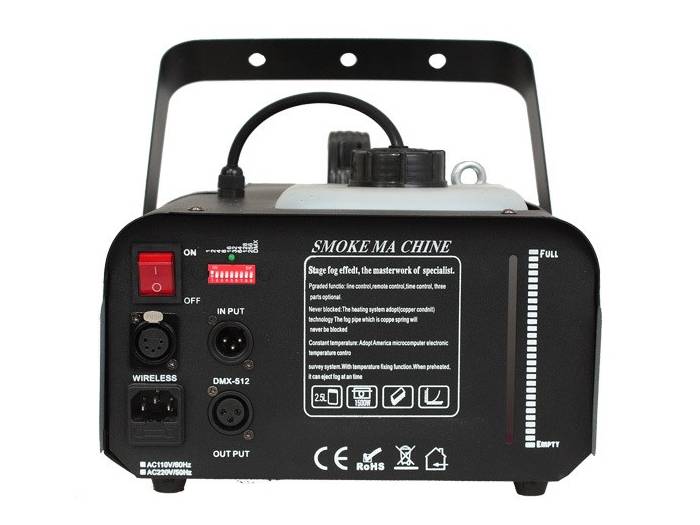 Ibiza Light LSM1200PRO - Máquina de Humo de 1200w con Mando Inalámbrico y DMX - 5