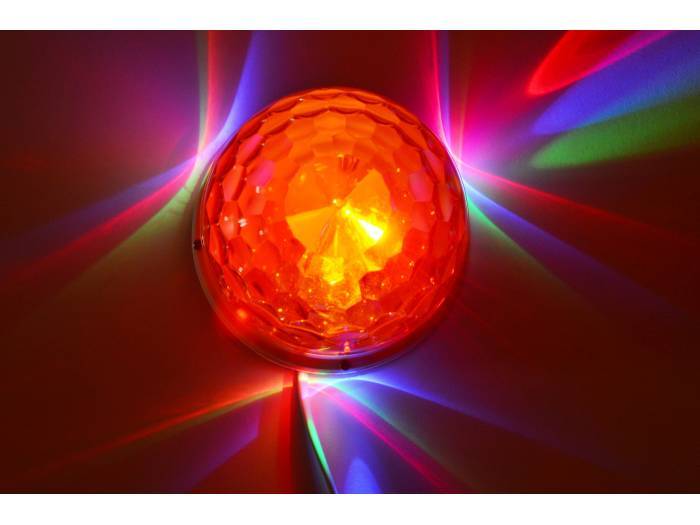 Max SSL10LED Spinning Sunflower 48 RGB LEDs con Jellyball - 10