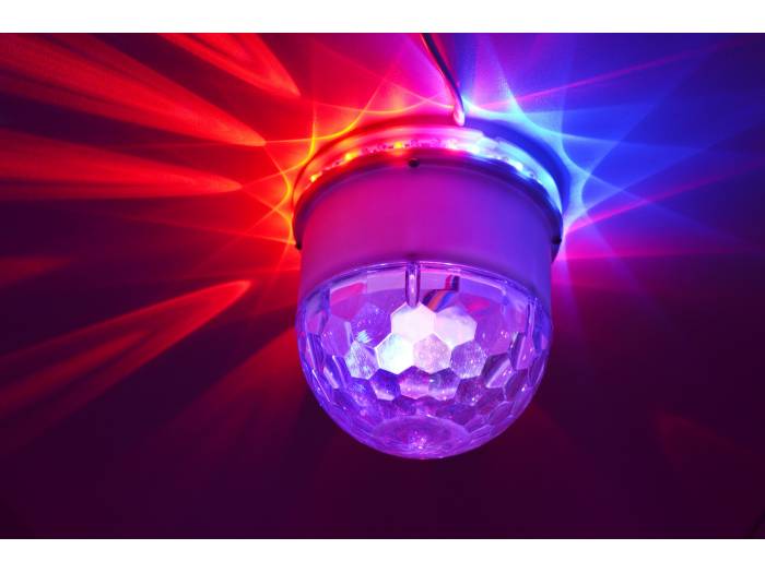 Max SSL10LED Spinning Sunflower 48 RGB LEDs con Jellyball - 13