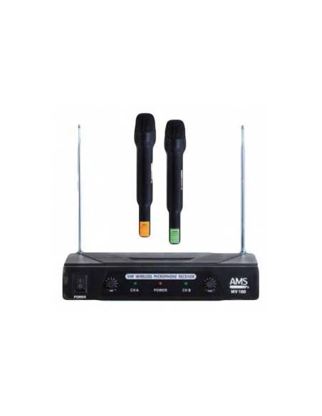 AMS MV 100 M - Micrófonos inalámbricos baratos de mano - 1