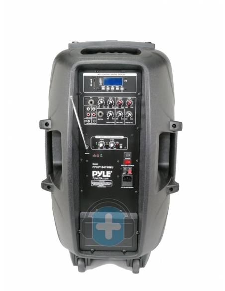 Pyle PPHP1541WMU - Altavoz Portatil con Bateria y Microfonia 1200w - 10