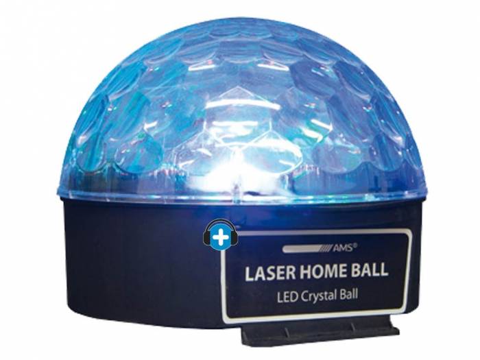 AMS LASER HOME BALL - Efecto de Iluminación Discoteca. Aros, círculos y estrobo. - 1