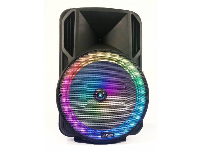 PARTY LIGHT & SOUND PARTY-15RGB - Altavoz Portatil de 15 pulgadas con USB, Bluetooth, FM y Mic VHF - 7