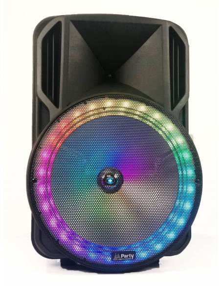 PARTY LIGHT & SOUND PARTY-15RGB - Altavoz Portatil de 15 pulgadas con USB, Bluetooth, FM y Mic VHF - 7