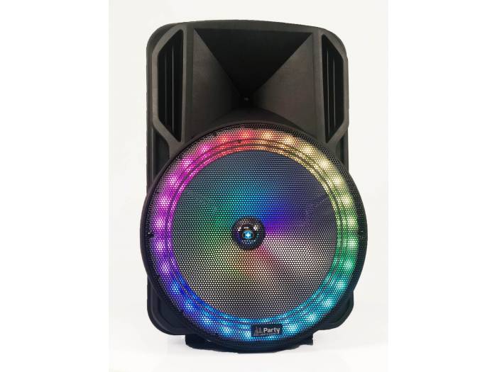 PARTY LIGHT & SOUND PARTY-15RGB - Altavoz Portatil de 15 pulgadas con USB, Bluetooth, FM y Mic VHF - 10