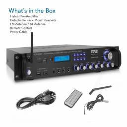 Pyle P3001BT - Amplificador USB/SD Bluetooth Karoake,3000w